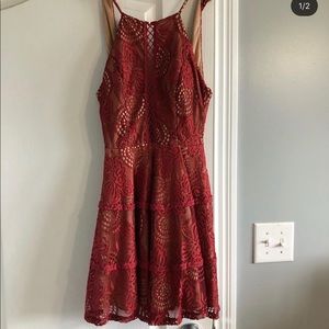 Red Lace Dress